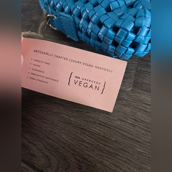 Expressions NYC Blue Woven Women's Bag NWT - Picture 8 of 8